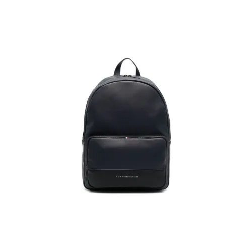Tommy Hilfiger Полиуретан Рюкзак Большой Мужской Морской Синий