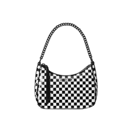 MICHAEL KORS Jet Set Charm Полиуретан Сумка через плечо Женская Черная Белая