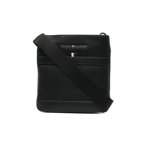 Tommy Hilfiger ПУ (полиуретан) Сумка через плечо Сумка на плечо Средняя Мужская Черная