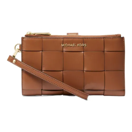 MICHAEL KORS Adele кожаный браслет сумка-кошелек женский коричневый