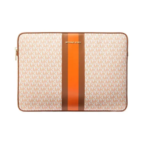 MICHAEL KORS Jet Set Холст и Кожа Ноутбук Сумка Унисекс Оранжевый