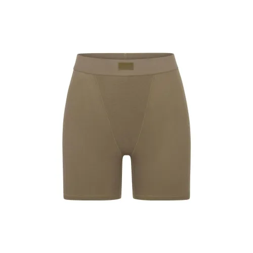 SKIMS Boyfriend Боксер Трусы Женские Army Армейский зеленый