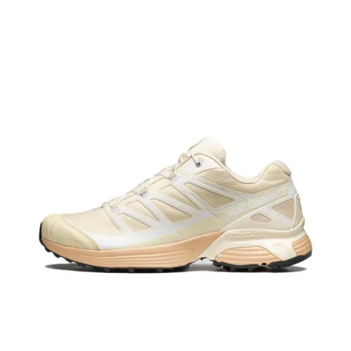 SALOMON XT Pathway Low Топ Повседневный Бег по тропам Марафон Беговые кроссовки Унисекс Песочно-желтый