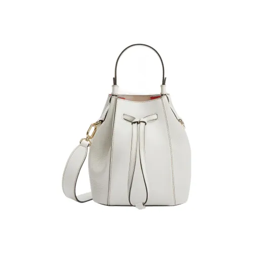 Furla Miastella Корова Кожа Ведро-Формовая Сумка Сумка Сумка через плечо Сумка через плечо Мини Женская Белая