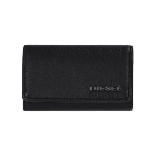 DIESEL Кожа Key Pouch Мужской Черный