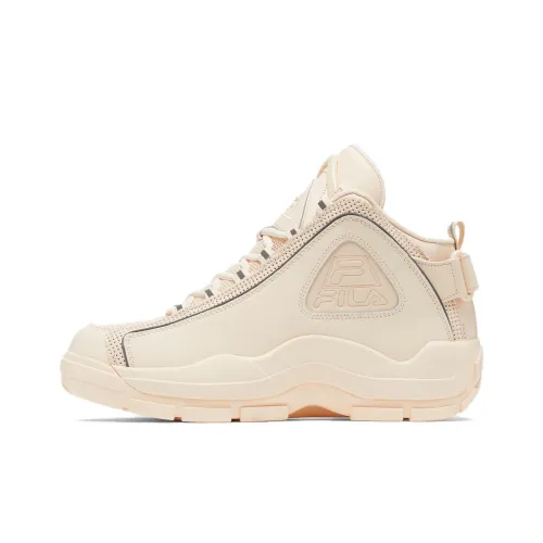 FILA Grant Hill 2 Амортизация Износостойкий MID Топ Винтажные баскетбольные кроссовки Мужской Экрю
