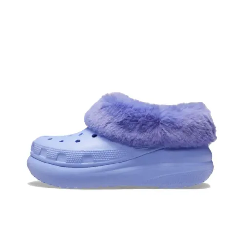 Crocs Furever Сабо Амортизация Устойчивый к истиранию Дышащий Термический Низкий Верх Повседневная Обувь Унисекс Королевский Синий