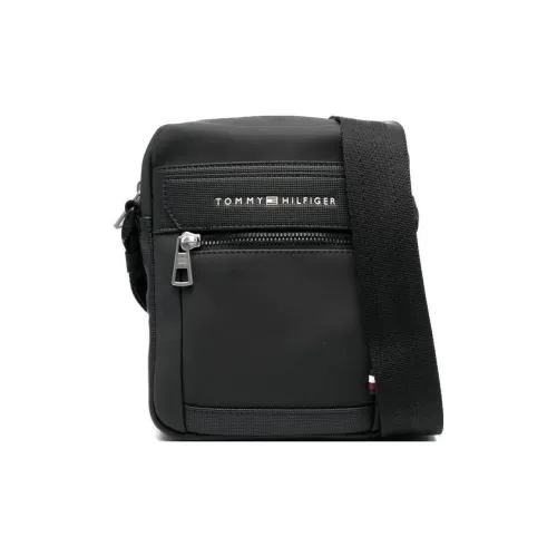 Tommy Hilfiger Полиуретан Курьерская Сумка Сумка через плечо Маленькая Мужская Черная