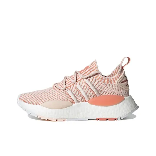 Adidas Originals NMD W1 Slip-resistant Low Top Casual Women's Pink Adidas Originals NMD W1 Противоскользящий Низкий Топ Повседневный Женский Розовый