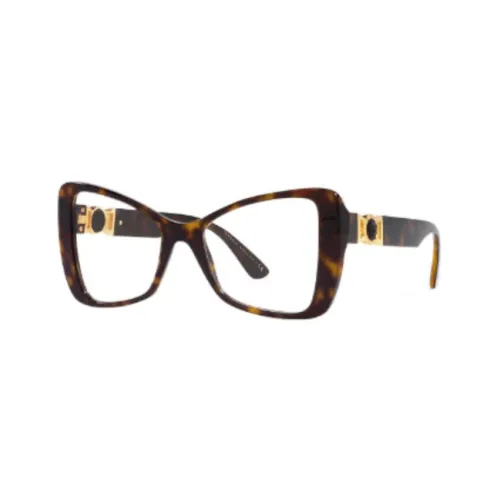 VERSACE Ацетат Нерегулярная форма Оправы для очков Женские Черепаховый