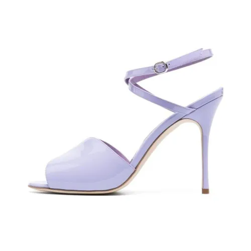 MANOLO BLAHNIK One Ремешок Сандалии Женские Лаванда