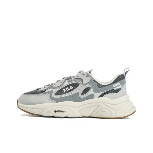 FILA MARS 1S+ Износостойкие Дышащие Низкие Беговые кроссовки Мужские Серые