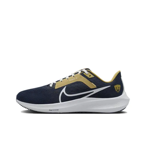 Nike Air Zoom Pegasus 40 Slip-resistant Abrasion-resistant Low-top Беговые кроссовки Мужские Белый Черный