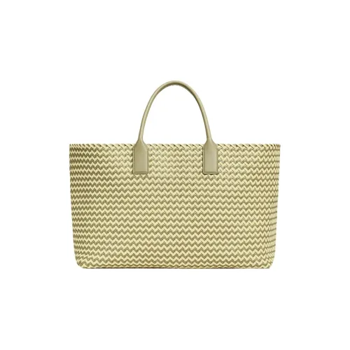 Bottega Veneta Lambskin Tote Bag Shopping Bag Women's Tote Bag Travertine Light Green Bottega Veneta Сумка из овечьей кожи Сумка для покупок Женская сумка Травертин Светло-зеленый