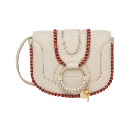 See By Chloe Hana Сумка через плечо из кожи сумка на плечо женская цвет цементный бежевый