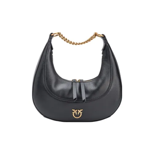 PINKO Brioche Телячья кожа Сумка Сумка через плечо Женская Черная
