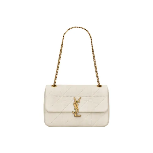 SAINT LAURENT Кожа Портативный Сумка через плечо Сумка на плечо Женская Белая