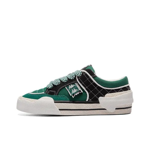 Кроссовки для скейтбординга KAPPA Low Top Вечнозеленый/Черный Унисекс