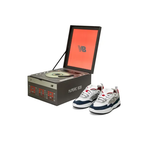 New Balance совместный бренд Numeric Tiago Lemos 808 Low Топ Скейтборд Кроссовки Унисекс Белый Синий