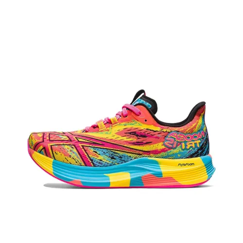 Asics Noosa Tri 15 Беговые кроссовки Низкий верх Красный Желтый Синий Женские