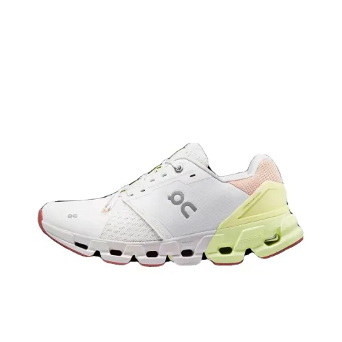 On Cloudflyer Low Топ Повседневные Беговые Кроссовки Женские Белые