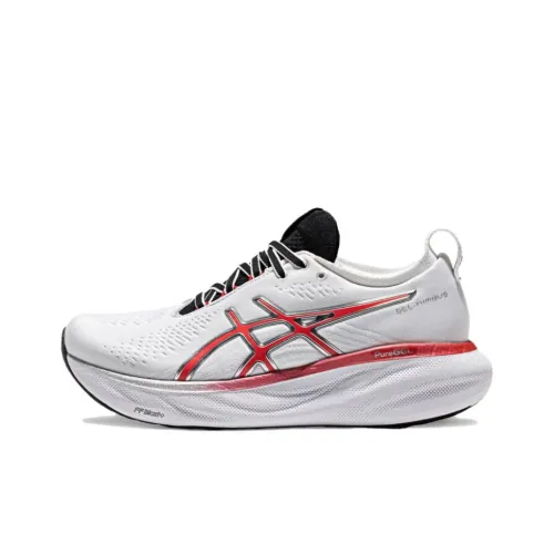 ASICS Гель Nimbus 25 Беговые кроссовки Низкий Топ Белый Женские