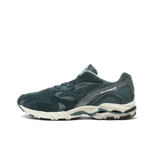 Mizuno Wave Rider 10 Амортизация и Дышащий Низкий Топ Беговые кроссовки Унисекс Зеленый