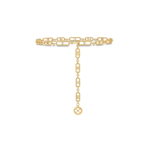 LOUIS VUITTON My LV Chain Металлическая цепь для талии Унисекс Золото