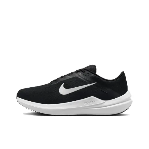 Nike Air Winflo 10 Устойчивый к истиранию Дышащий Низкий Топ Повседневные Тренировочные Беговые кроссовки Мужские Черные