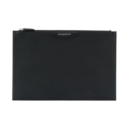 GIVENCHY Sheepskin Clutch Unisex Black