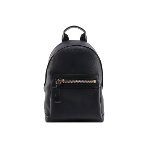 TOM FORD Leather Backpack Men's Black