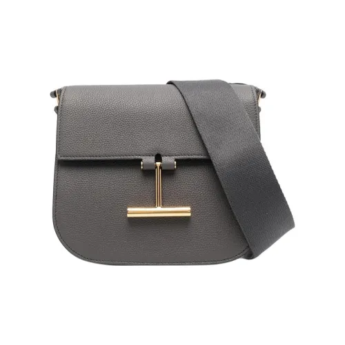 TF Кожа Сумка через плечо Сумка на плечо Женская Серого цвета