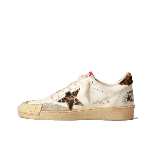 Кроссовки для скейтбординга Golden Goose Ball Star Low Top Белый/Коричневый Женские