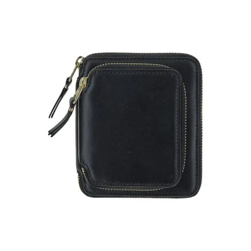 CDG Коровья кожа Держатель для карт кошелек Женские Черный