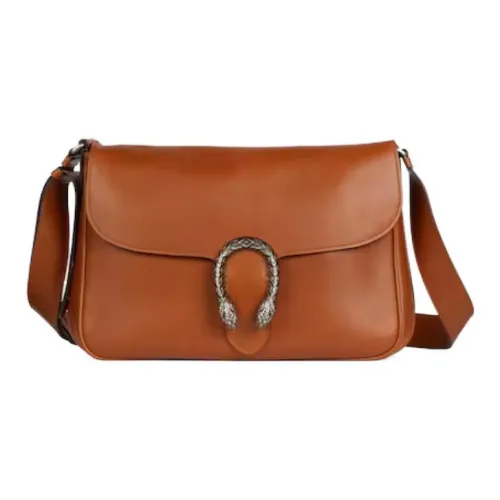 GUCCI Dionysus Кожа Курьерская Сумка Сумка через плечо Стандартная Женская Коричневая