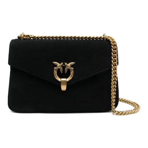 PINKO Кашемир Маленькая Квадратная Сумка Сумка через плечо Средний Женский Черный