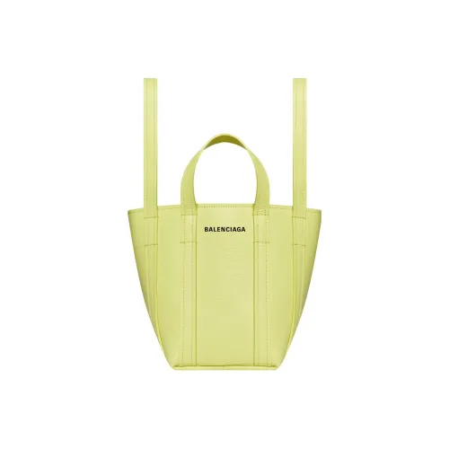 Balenciaga Повседневная сумка Tote из коровьей кожи сумка для покупок сумка через плечо сумка экстра маленькая женская желтая