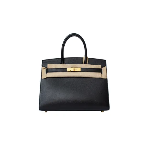 HERMES Birkin Madame Кожа Телячья кожа Сумка Birkin Сумка Женская 89 Черная