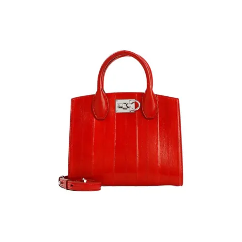 FERRAGAMO Кожа Сумка Мини Женская Пламя Красный