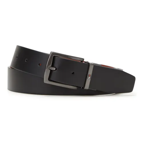 Tommy Hilfiger Ремни из коровьей кожи Черный/Коричневый BDS Мужской