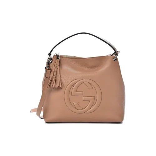 GUCCI Кожа Сумка через плечо Сумка Обычная Женская Светлый Умбра