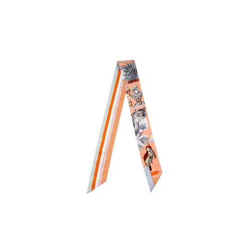 HERMES Шелковые шарфы Унисекс Разноцветные