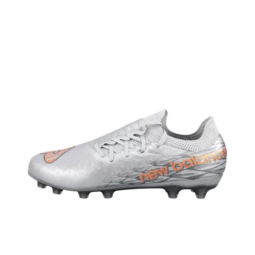 New Balance совместный бренд Furon v7 AG Искусственная трава Искусственные шипы Футбольные бутсы Мужской Серебряный