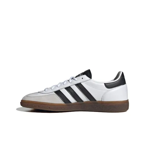 Adidas Originals Handball Spzl Slip-resistant Abrasion-resistant Low Top Skateboard Shoes Unisex White Adidas Originals Handball Spzl Противоскользящие устойчивые к истиранию низкий топ скейтборд унисекс белый