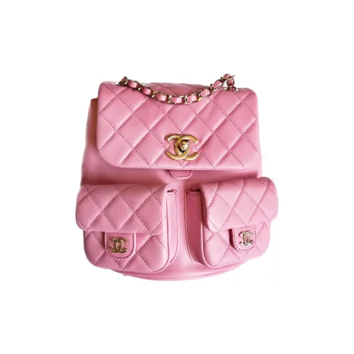 CHANEL Duma Телячья кожа Рюкзак Средний Женские Розовый