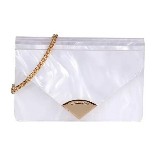 MICHAEL KORS Barbara Кожа Детали Конверт Сумка Сумка через плечо Маленькая Женская Белая