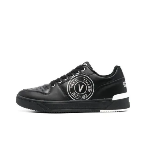 VERSACE JEANS Скейтборд Кроссовки Низкие Черные Мужские