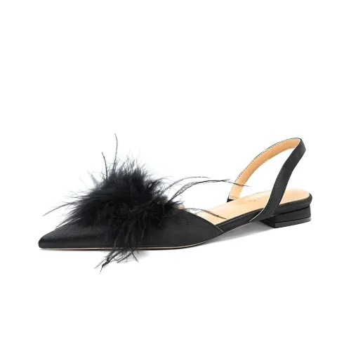 Lily Wei Rococo Stylish Sandals 1,5cm Women's Black