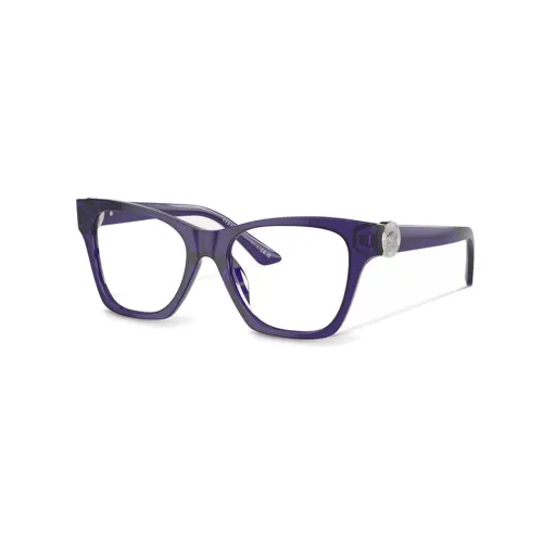 VERSACE Литьевые Оправы для очков Нерегулярной формы Женские Фиолетовые