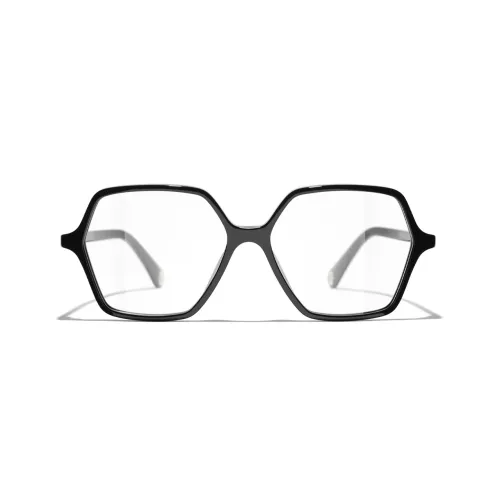 CHANEL Ацетат Нерегулярная форма Оправа для очков Унисекс Черный